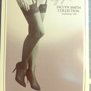 Jaclyn Smith Lace Garter & Stocking